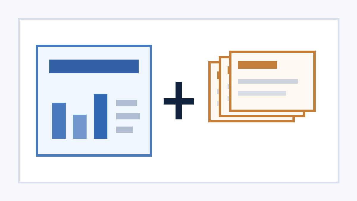 ภาพเปรียบเทียบ Infographic แบบเฟรมเดียวกับ Carousel หลายสไลด์ เพื่อช่วยเลือก Format ตามลักษณะข้อมูล