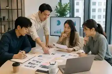 ทีมงานชาวไทยวางแผนคอนเทนต์จากข้อมูลธุรกิจและ Search Intent