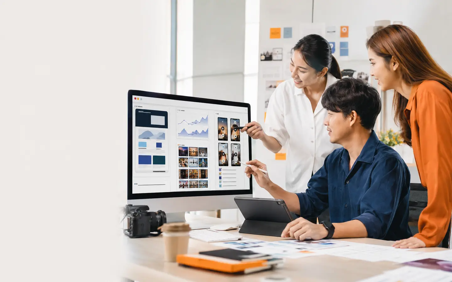 ทีม Social Plus System วางแผนผลิต Website SEO Social Media และ Short Video