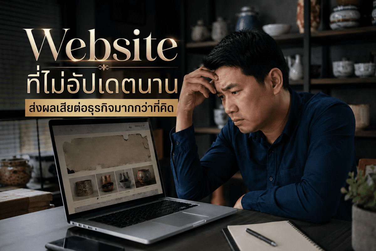 Website ที่ไม่อัปเดตนาน ส่งผลเสียต่อธุรกิจมากกว่าที่คิด