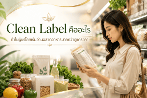 Clean Label คืออะไร ทำไมผู้บริโภคเริ่มอ่านฉลากอาหารมากกว่าดูแค่ราคา
